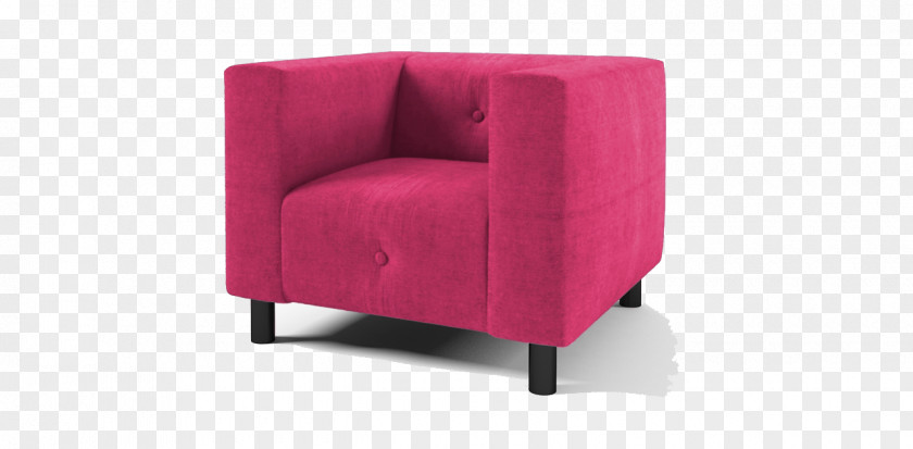 Pink Sofa Club Chair Furniture Fauteuil Wing PNG