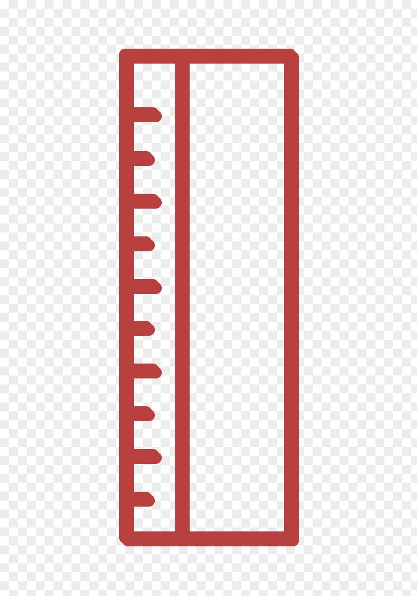 School Icon Ruler PNG