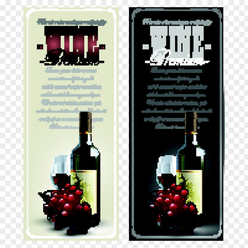 Abstract Vector Menu Red Wine Liqueur Cafe European Cuisine PNG
