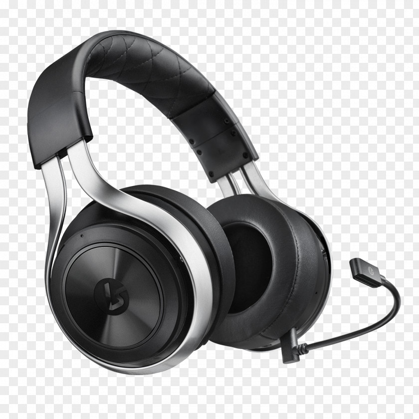 Black Headphones Headset LucidSound LS30 Laptop Wireless PNG