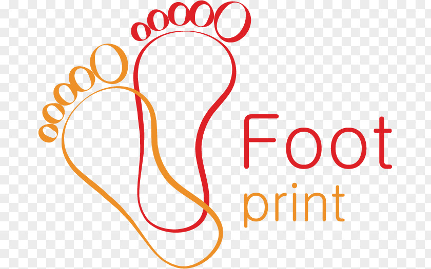 Feet Footprints Logo Material Footprint PNG