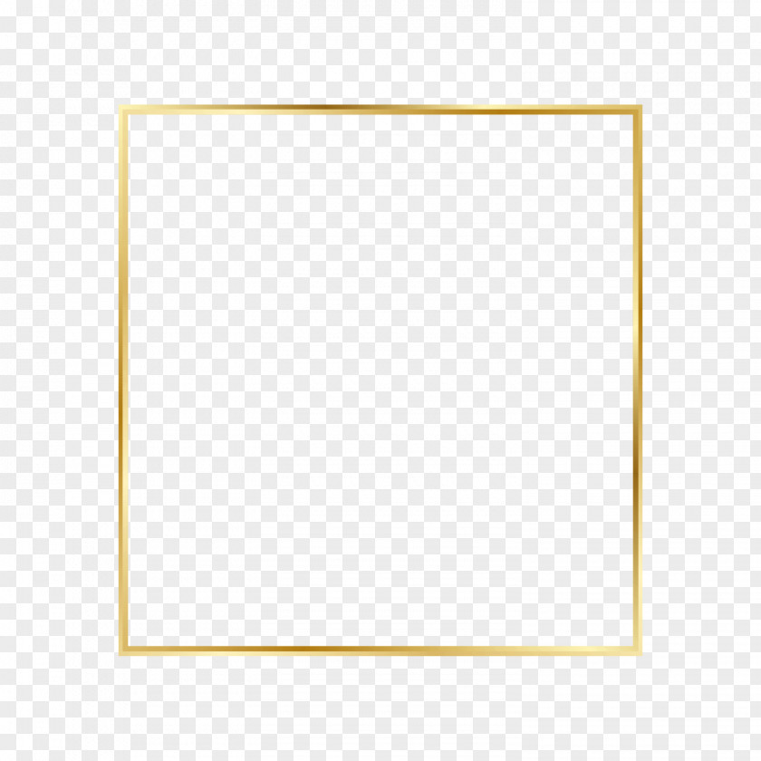 Golden Flare Frame PNG