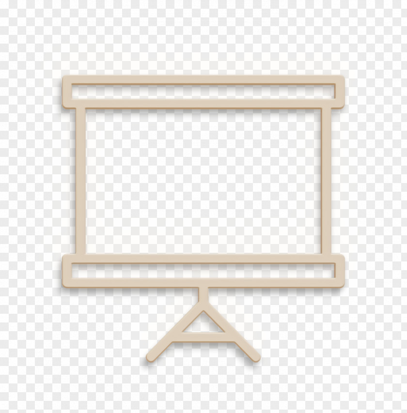 Technology Icon Set Screen Projector PNG
