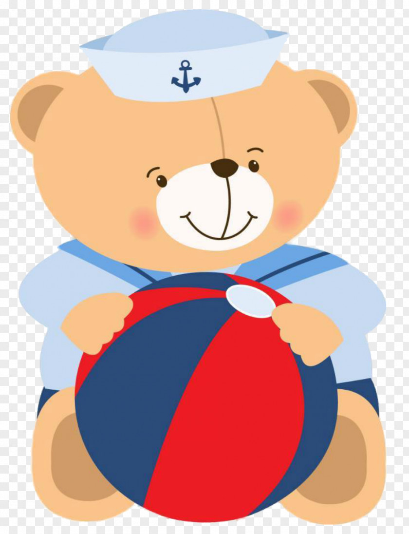 Bear Sailor Clip Art PNG