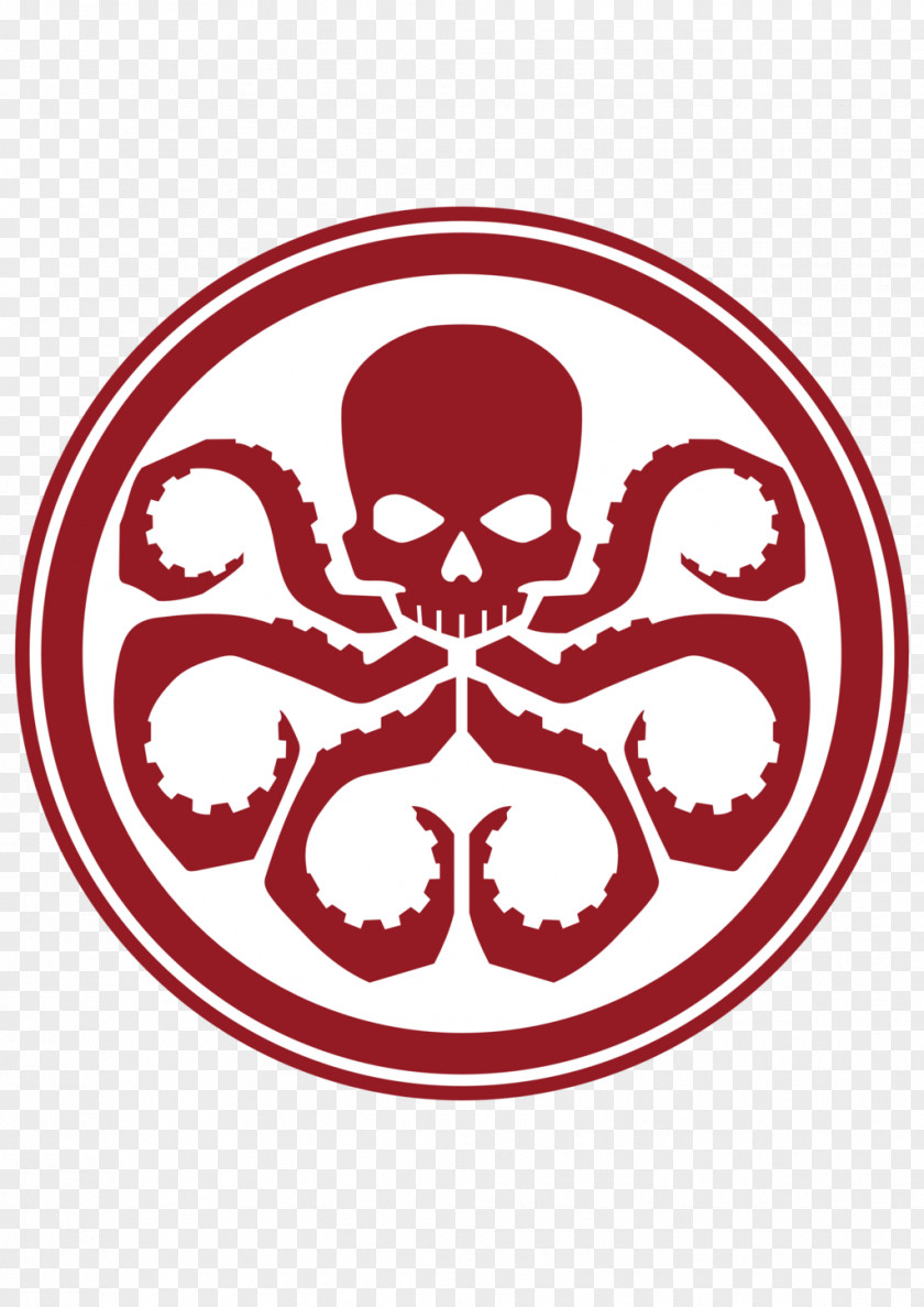 Captain America Red Skull Hydra Marvel Cinematic Universe Logo PNG