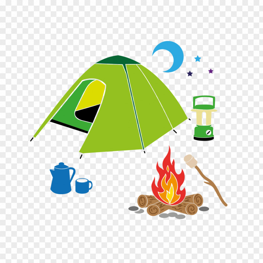 Cartoon Camping Cricut Computer File Tent PNG