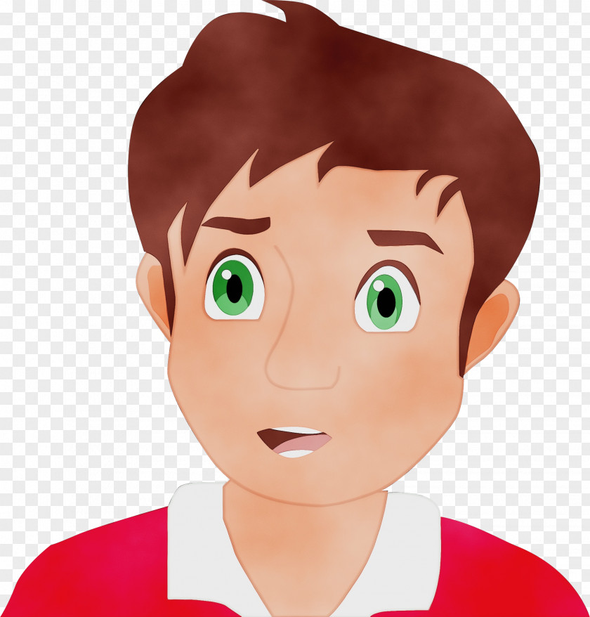 Child Style Lips Cartoon PNG