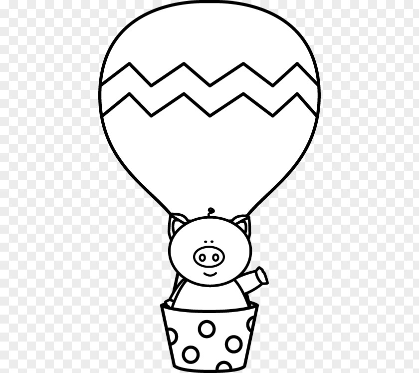 Hot Air Balloon Cute Clip Art PNG