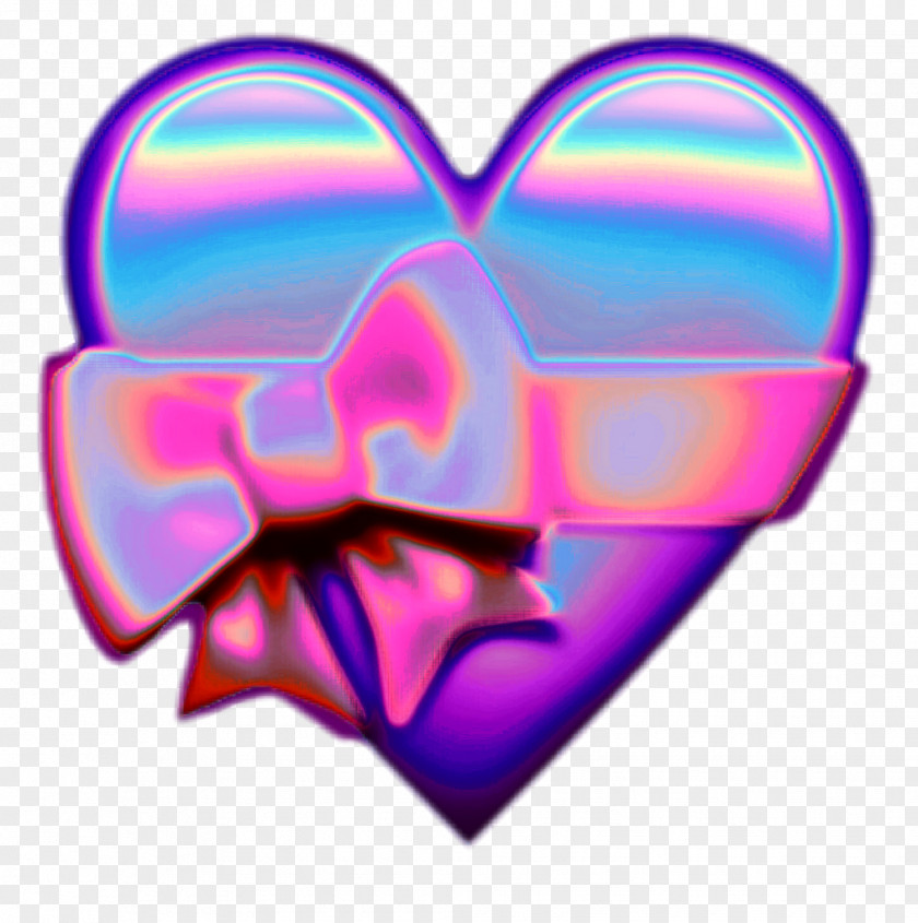 Symbol Magenta Love Heart Emoji PNG