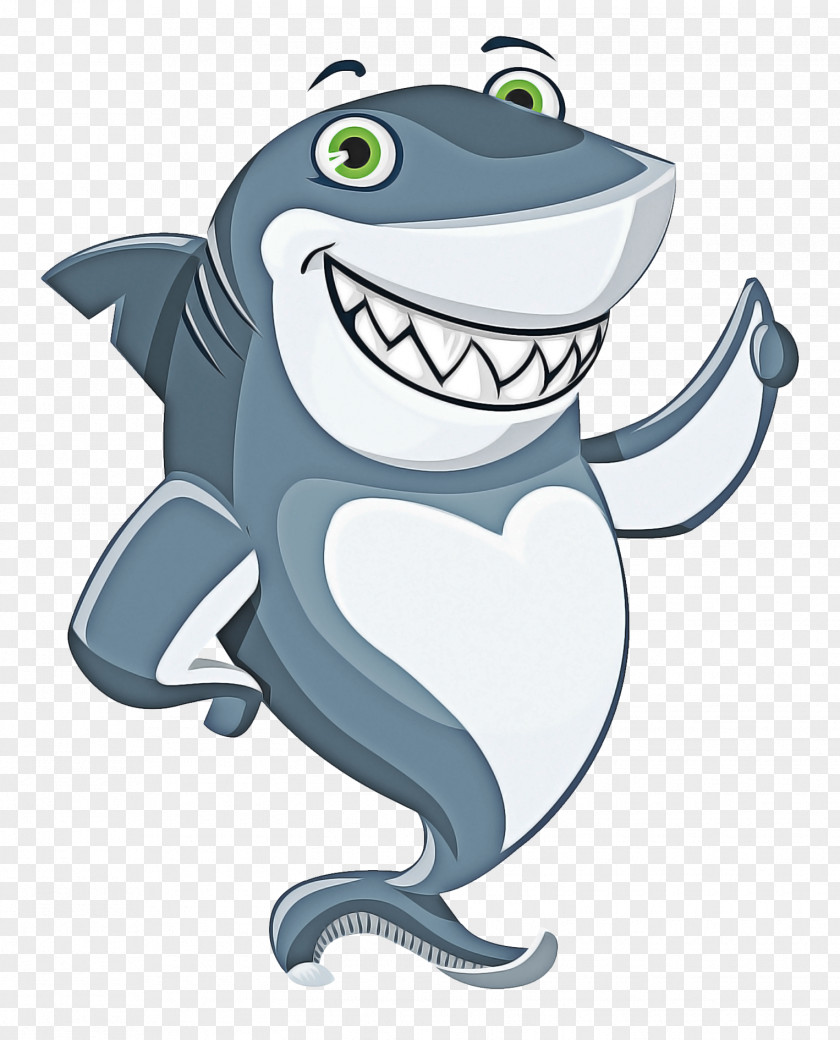 Animation Tooth Great White Shark Background PNG