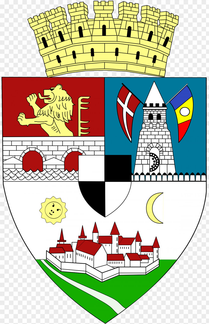 Coat Of Arms Romania Banat Timisoara Wikimedia Commons PNG