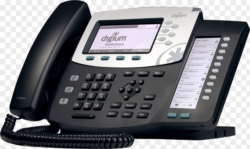 Ip Pbx Digium D40 Telephone VoIP Phone Asterisk PNG