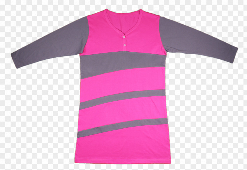 Muslimah Wear Sleeve T-shirt Shoulder Pink M PNG