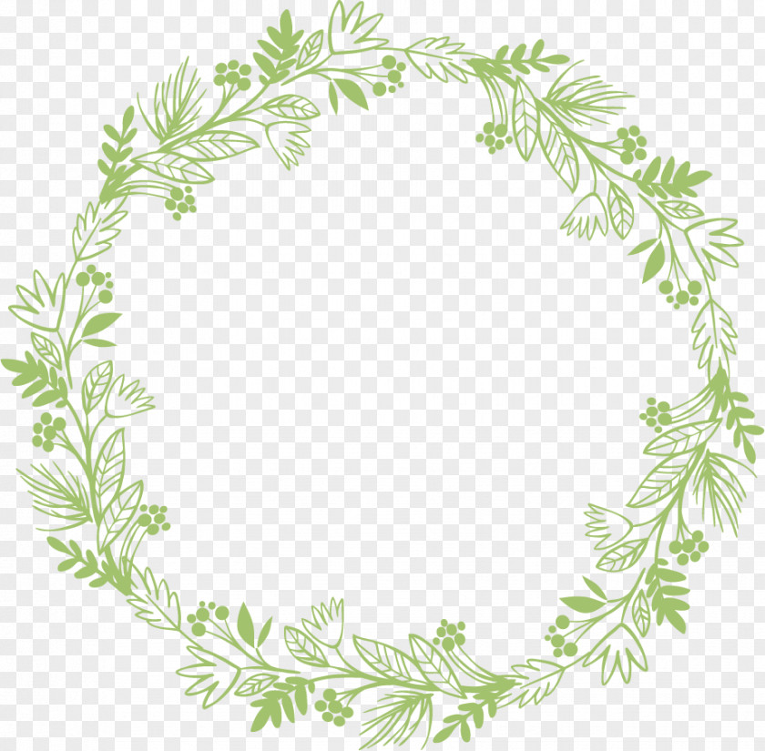 Garland Lace Hand-painted Border AutoCAD DXF PNG