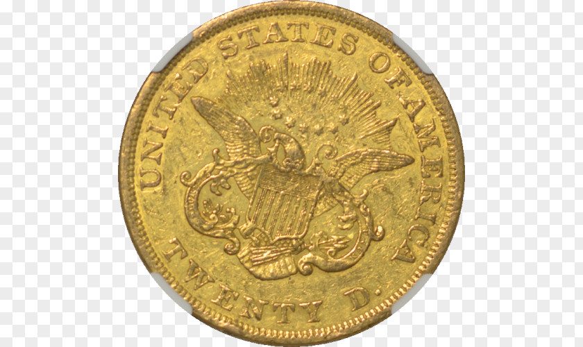 Gold Half Sovereign Franc Coin PNG