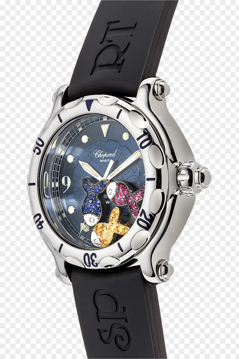 Happy Fish Watch Strap Metal PNG