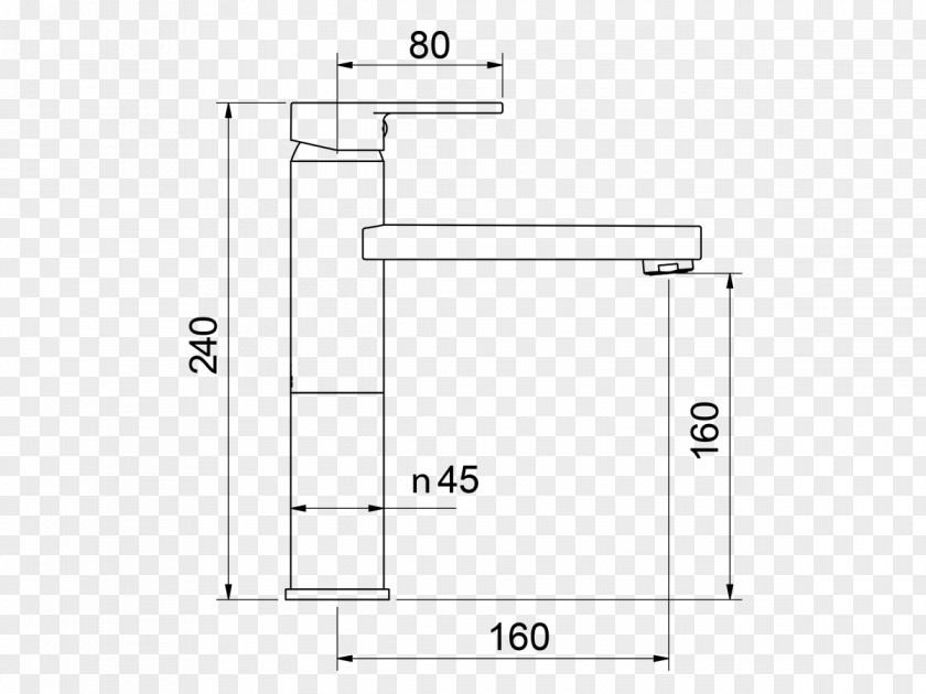 Line Door Handle Floor Plan Angle PNG