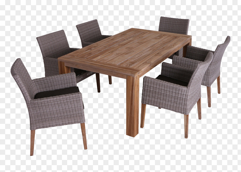 Noble Wicker Chair Table Dining Room Matbord PNG