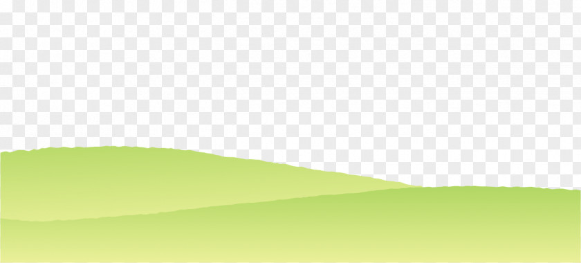 Vector Cartoon Green Meadow Creative PNG