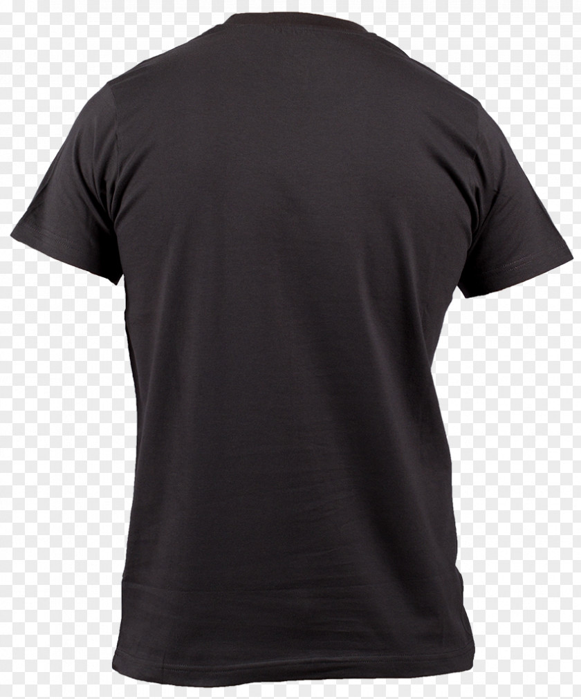 Black T-shirt Image Neckline Sleeve Jersey PNG