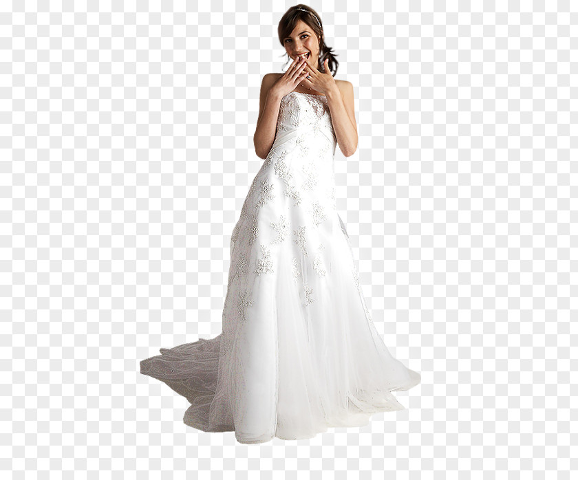 Bride Wedding Dress Invitation PNG