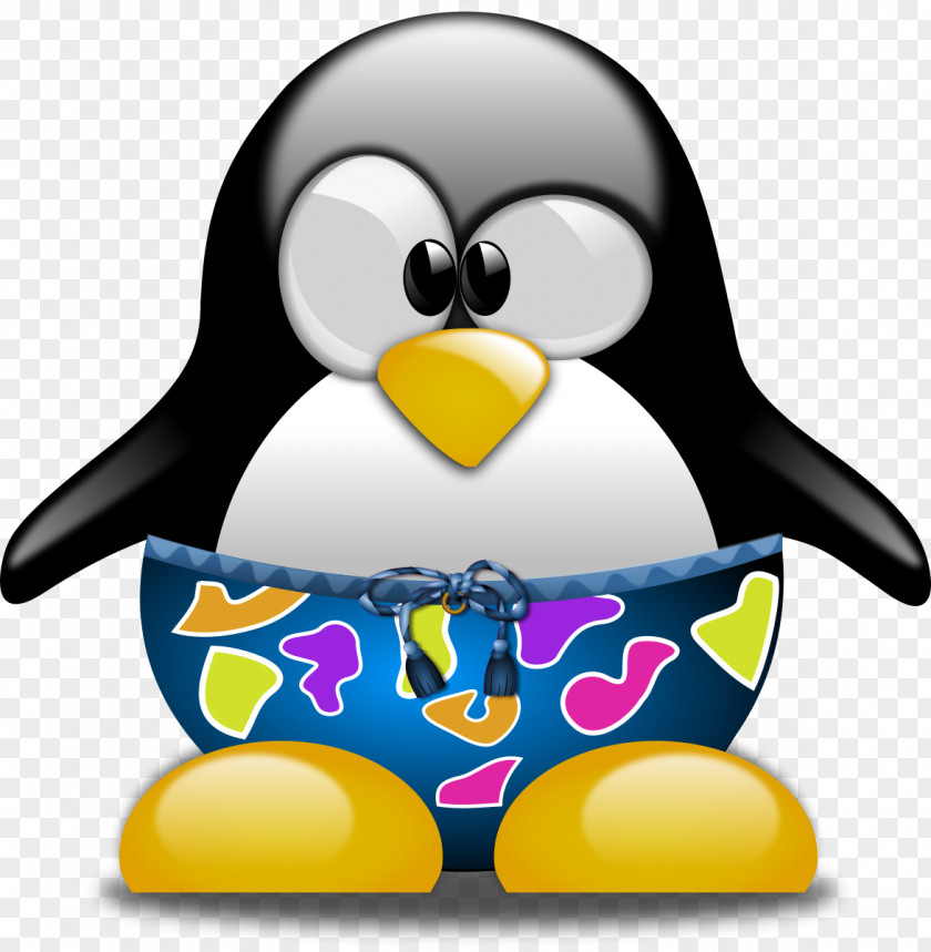 Swimming Swimsuit Tuxedo Penguin Clip Art PNG