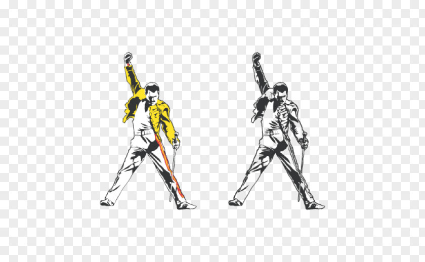 Tribute The Freddie Mercury Concert Queen Wall Decal Sticker PNG