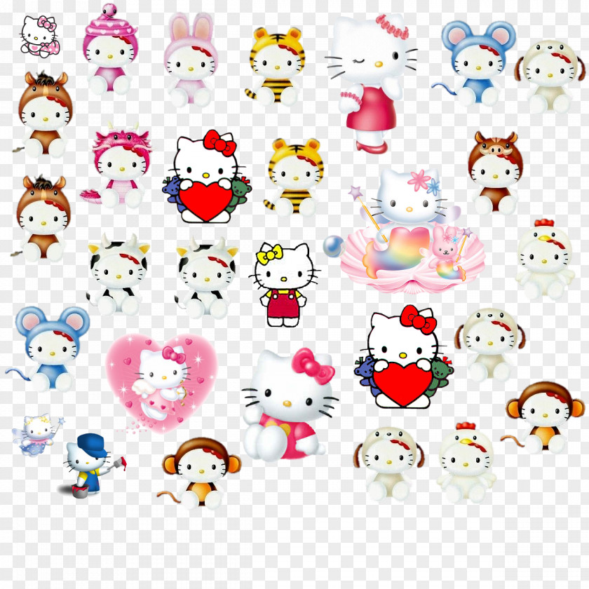 Abcde Filigree Hello Kitty Emoticon Clip Art Character Text PNG