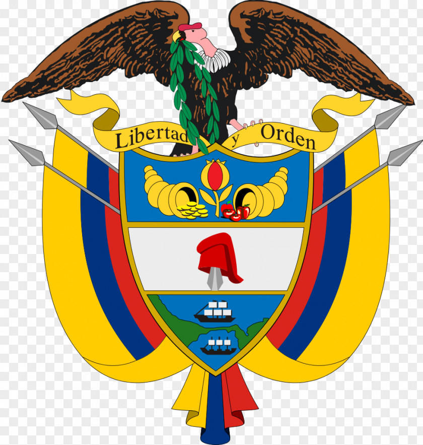 Colombia Coat Of Arms Gran National Symbols PNG