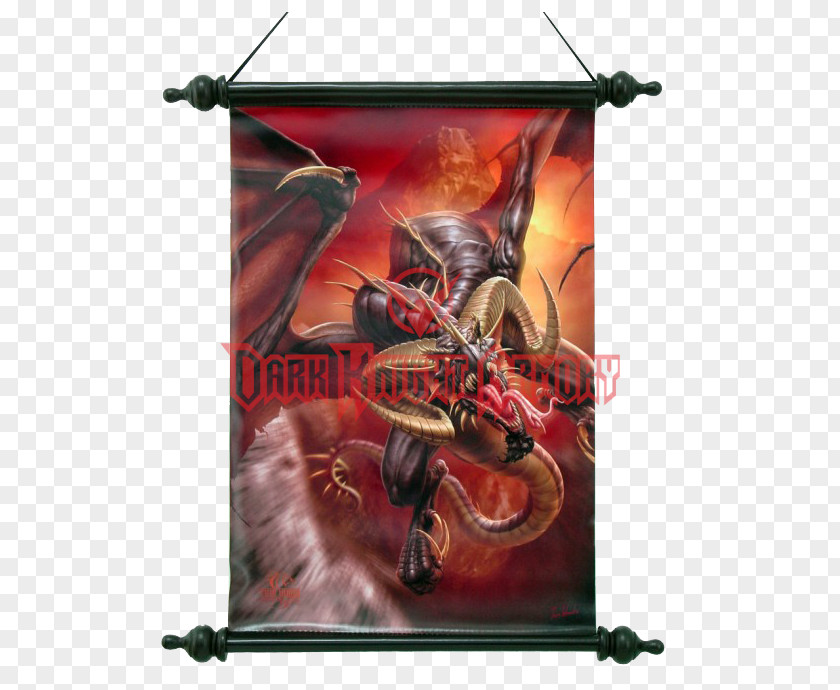 Dragon Artist Fantasy Poster Canvas Print PNG