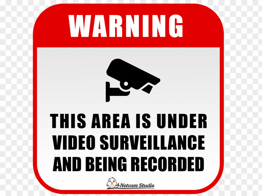 Impact Closed-circuit Television Sign Surveillance Sticker Text PNG