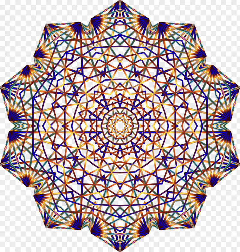 Mandala Design Kaleidoscope Meditation Clip Art PNG