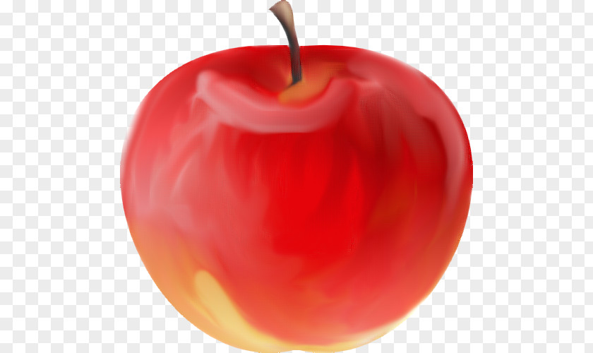 Red Apple McIntosh Drawing PNG