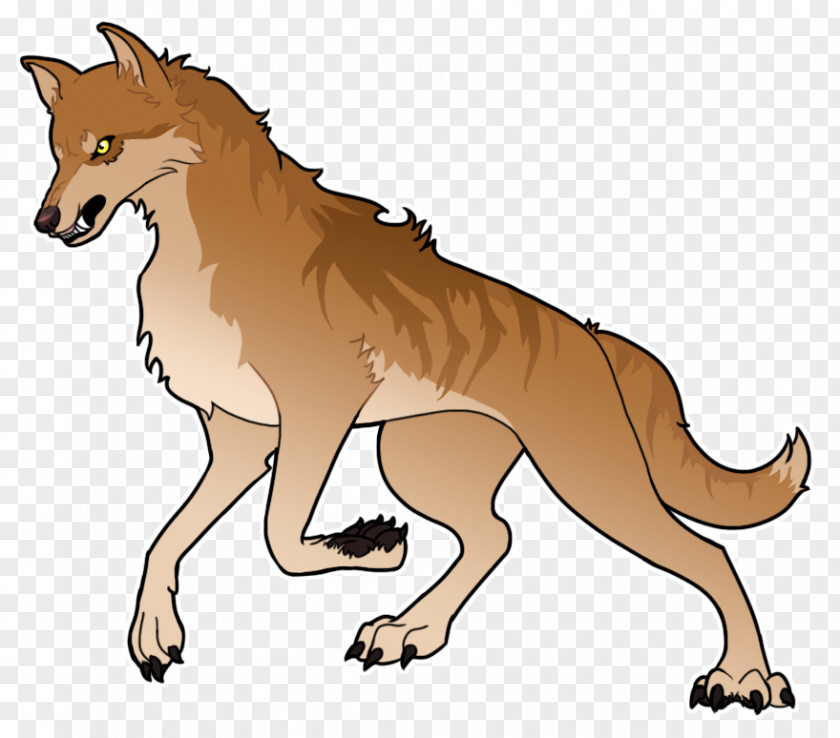 Rib Cage Red Fox Line Art Wildlife Character Clip PNG