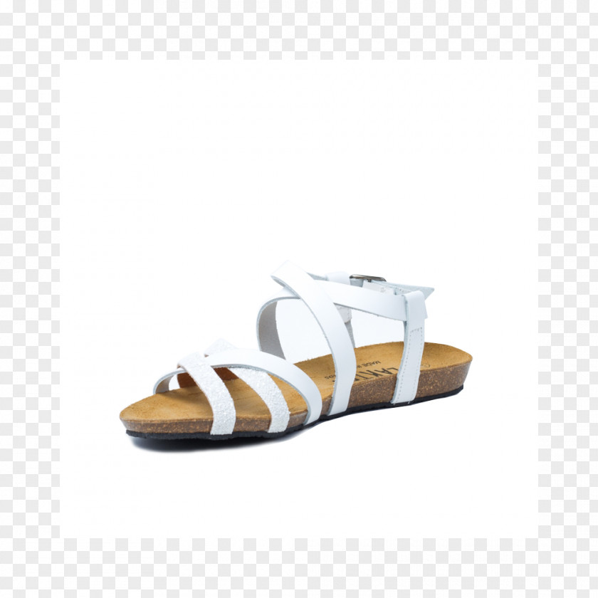 Sandal White Shoe Leather Foot PNG