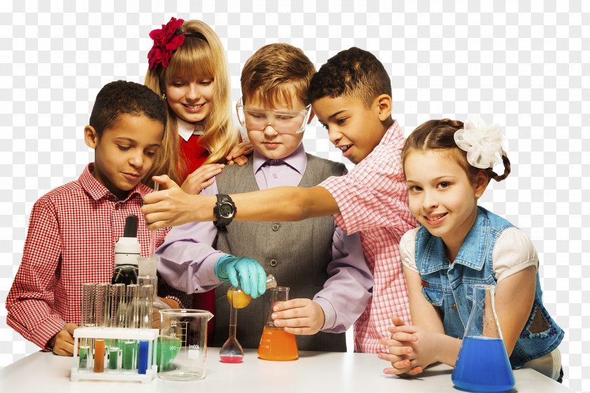 Science Project Child Periodic Table Experiment PNG