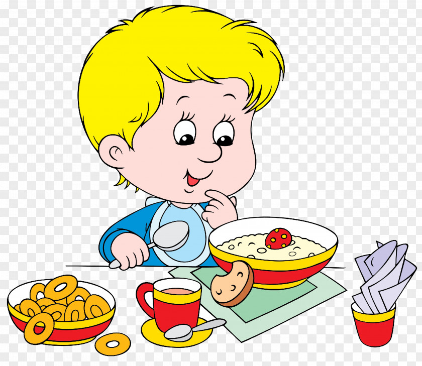 Breakfast Cereal Eating Clip Art PNG