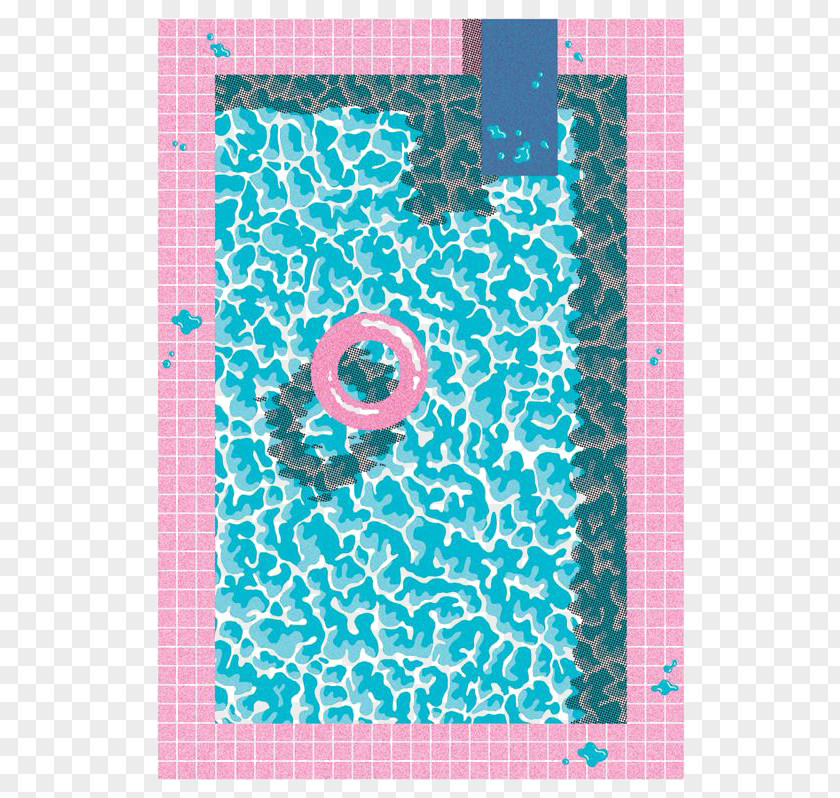 Cartoon Pool London Swimming Illustrator Art Illustration PNG