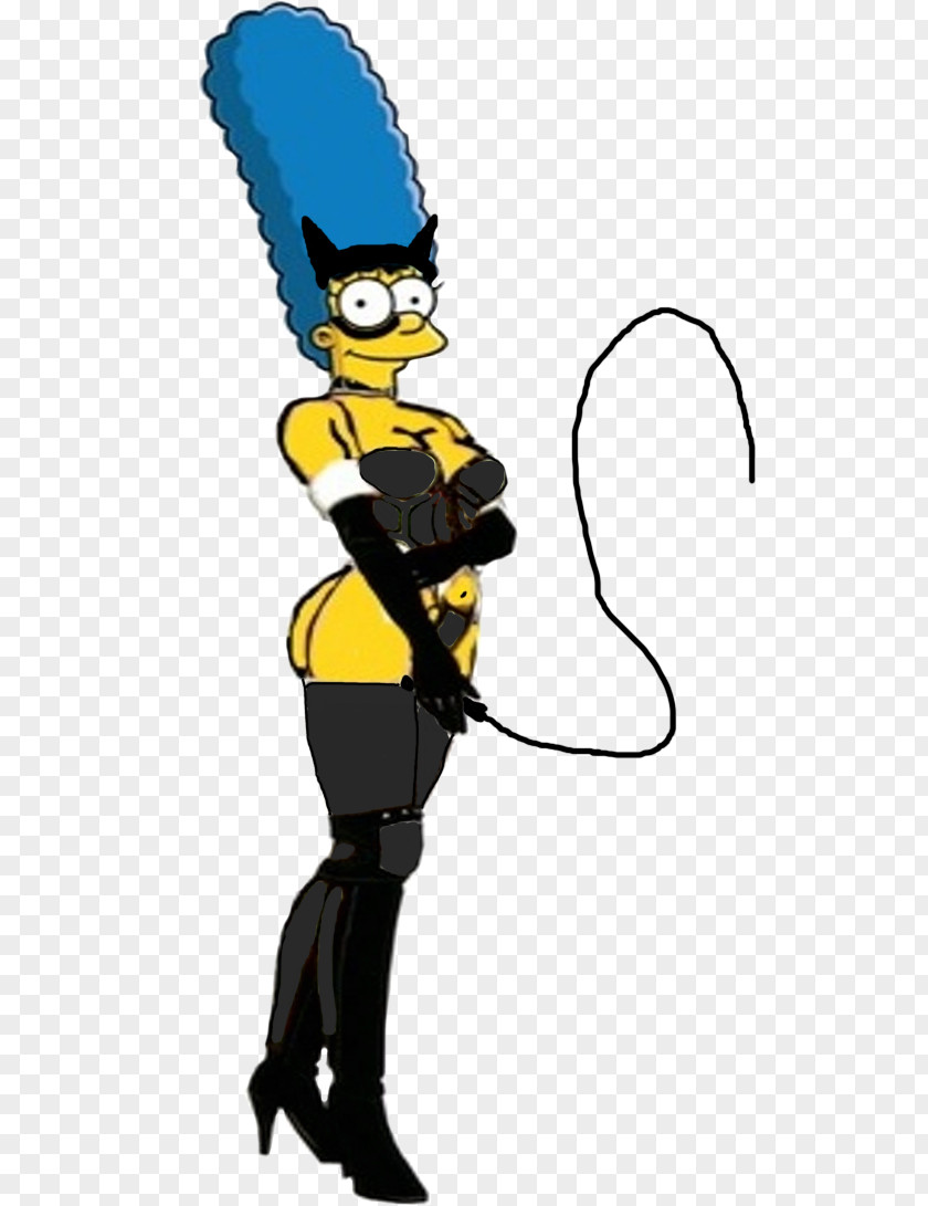 Catwoman Marge Simpson Batman Homer Bart PNG