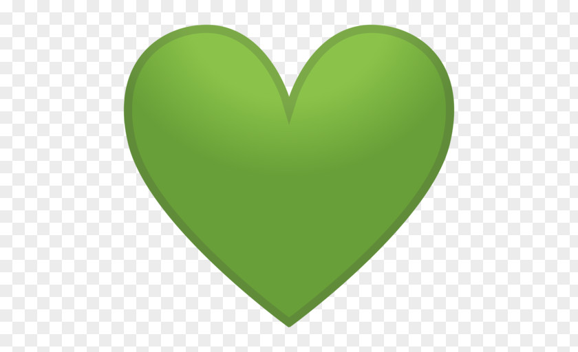 Emoji Green Heart Emoticon Symbol PNG