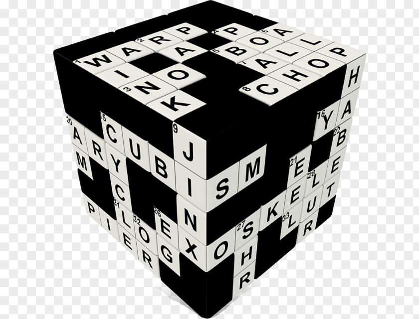 Jigsaw Puzzles V-Cube 7 Rubik's Cube Crossword PNG