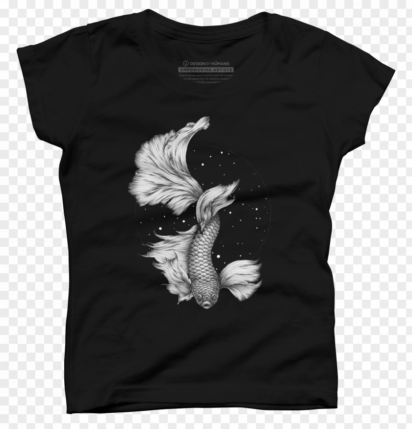 Splendid Siamese Fighting Fish Aquarium Feed T-shirt PNG