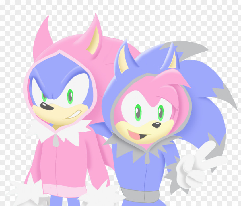 Amy Rose Sonic X Unleashed Hoodie Mighty The Armadillo Image PNG