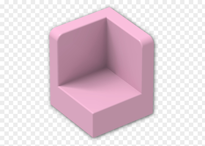 Curved Corners Pink M Rectangle PNG