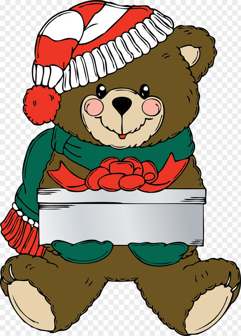 Lovely Bear Christmas Bears Clip Art PNG