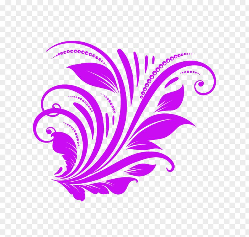 Purple Pattern Lace PNG