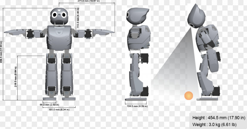 Robot DARwIn-OP Humanoid DYNAMIXEL PNG