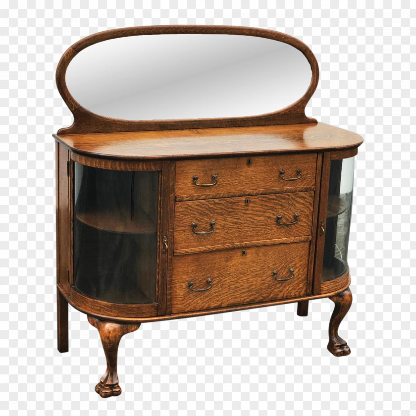 Curio Buffets & Sideboards Bedside Tables Drawer Bookcase PNG