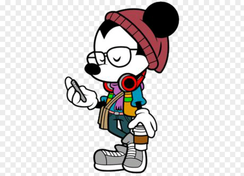 Dope Swag Mickey Mouse Minnie Hipster Clip Art Image PNG