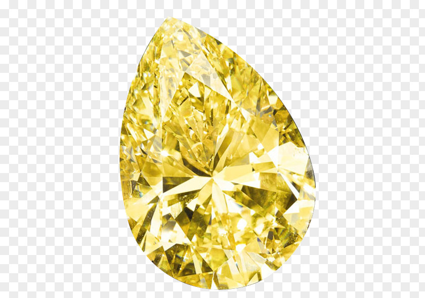 Gemstone Yellow Diamond Photography PNG